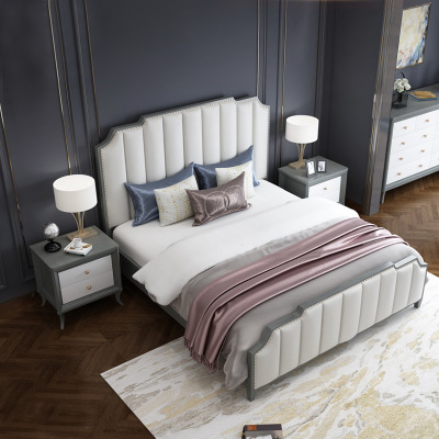 全實木輕奢1.8米雙人床