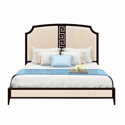 新中式實木禪意雙人床