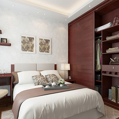經(jīng)典百葉中式風格定制臥室